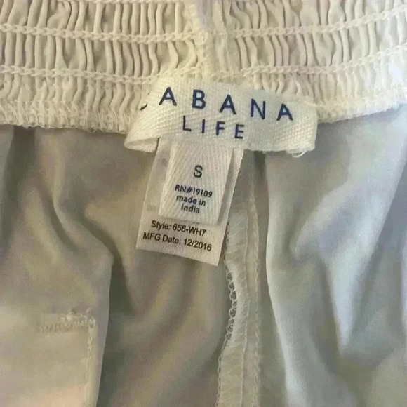 Cabana life light weight pants size small - Picture 2 of 4